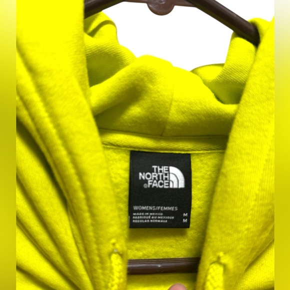 The North Face neon yellow hoodie sweatshirt - Picture 4 of 4
